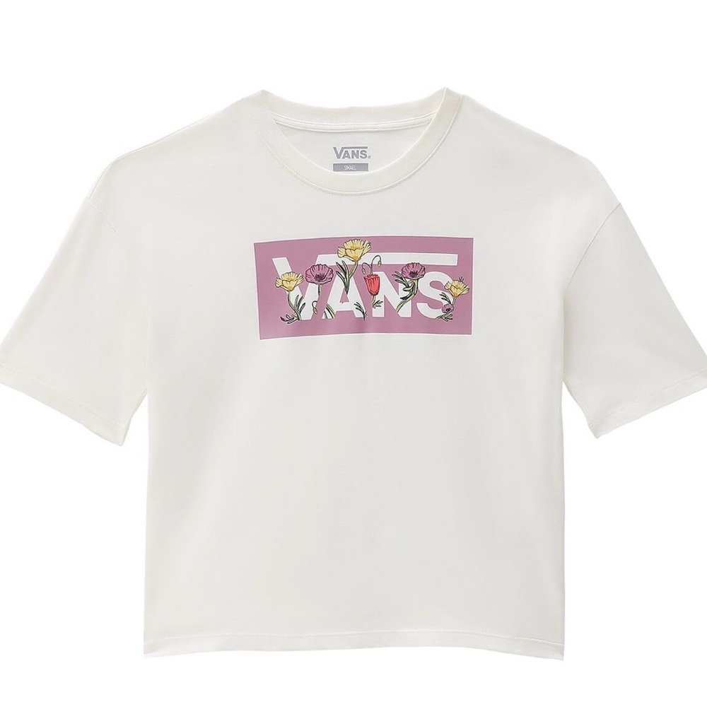 Vans Boxy Tshirt with Floral Graphic